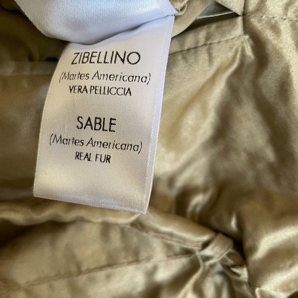 Brand New Reversible Golden Sable Fur Jacket made in Italy - Picture 11 of 16